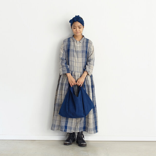 Model 158cm、Stripes 着用