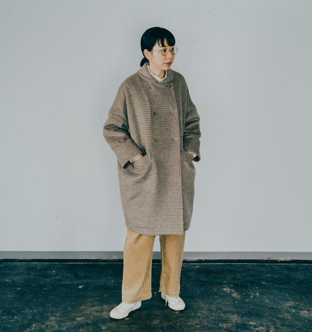着用サイズ 0(モデル 162cm)/ BROWN 着用