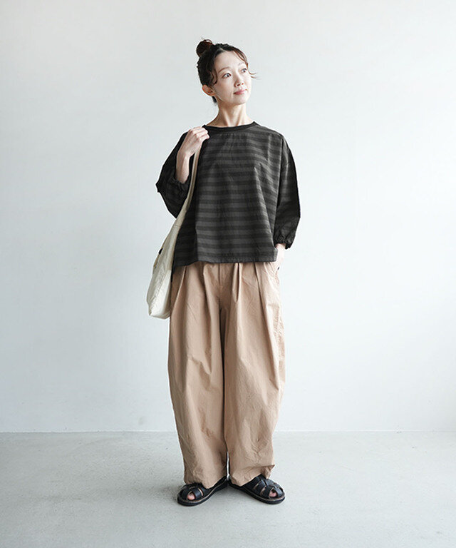 身長:164cm / カラー:983 チャコール太BD / サイズ:2
