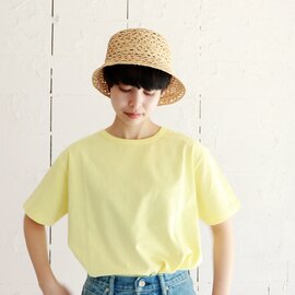 mature ha.｜sukashi raffia braid bucket hat