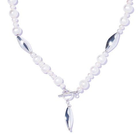 quip queint|medley necklace ネックレス シルバー925 淡水パール