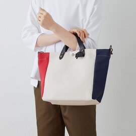 TAMPICO|BEACH BAG TRICOLOR <XS> コットンキャンバス バッグ