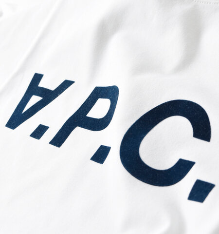 A.P.C.｜バスク ショートスリーブ カットソー “T-SHIRT VPC COLOR H” h26943-mn アーペーセー Tシャツ ロゴT