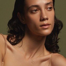 les bon bon|smile necklace ネックレス 10金 スマイルモチーフ