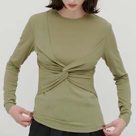 kiehtova|SLUB TWIST TOPS トップス カットソー