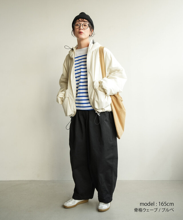 身長:164cm / カラー:13 IVORY / サイズ:FREE