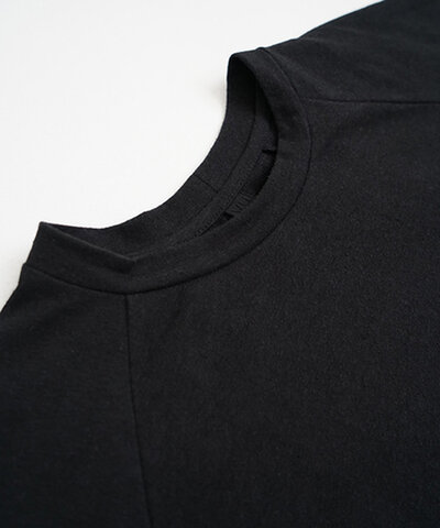 VU｜VU ヴウ ballon t-shirt  [BLACK］バルーンTシャツ vu-s24-t01