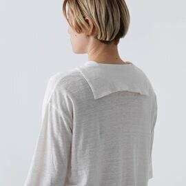 NATURAL LAUNDRY|ベルギーリネン天竺 マリネTシャツ | 7262C-014