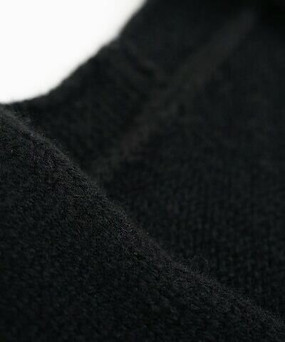 VU｜cashmere knit vest vu-a22-k17[BLACK]