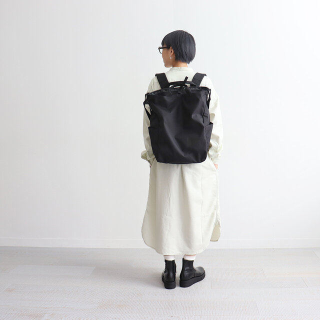 ブラック 着用、モデル身長:155cm