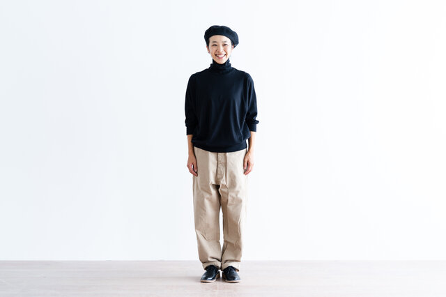ブラック着用、モデル身長|160cm