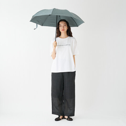 utilite|ラミーコットンキャンバス 晴雨兼用折りたたみ傘