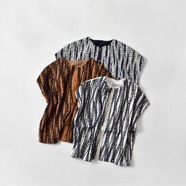 passe present le prmer|フラッグヤーン 刺繍 切替え ベスト prm-2051-mt