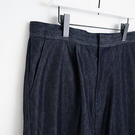 VU｜wide silhouette pants vu-s22-p14[DEEP BLUE]