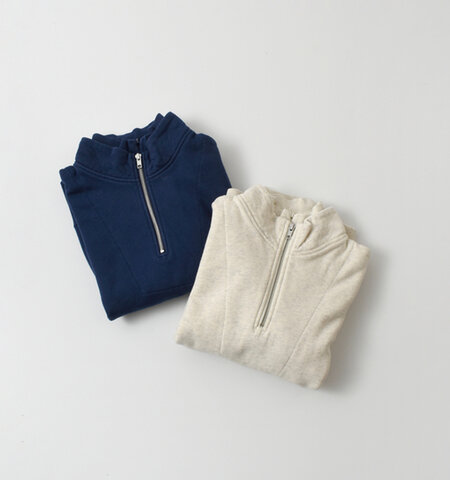 Champion|USAコットン ハーフジップ スウェット 長袖 シャツ cw-a013-mt