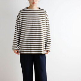 Veritecoeur|Veritecoeur ヴェリテクール VCC-529 1×1.5 ボーダーロングスリーブ