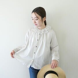HAU|blouse ciel(6211-0096)ハウ