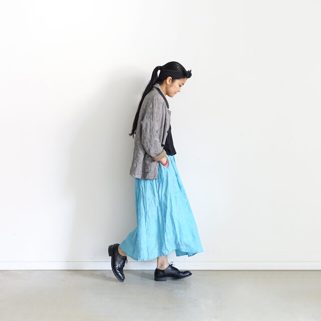 Model 158cm、ターコイズ 着用