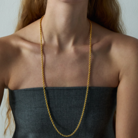 IRIS47｜classic glass chain necklace　ネックレス　グラスチェーン　ゴールド