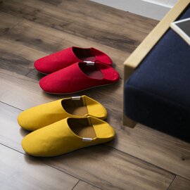 ABE HOME SHOES｜帆布のバブーシュ