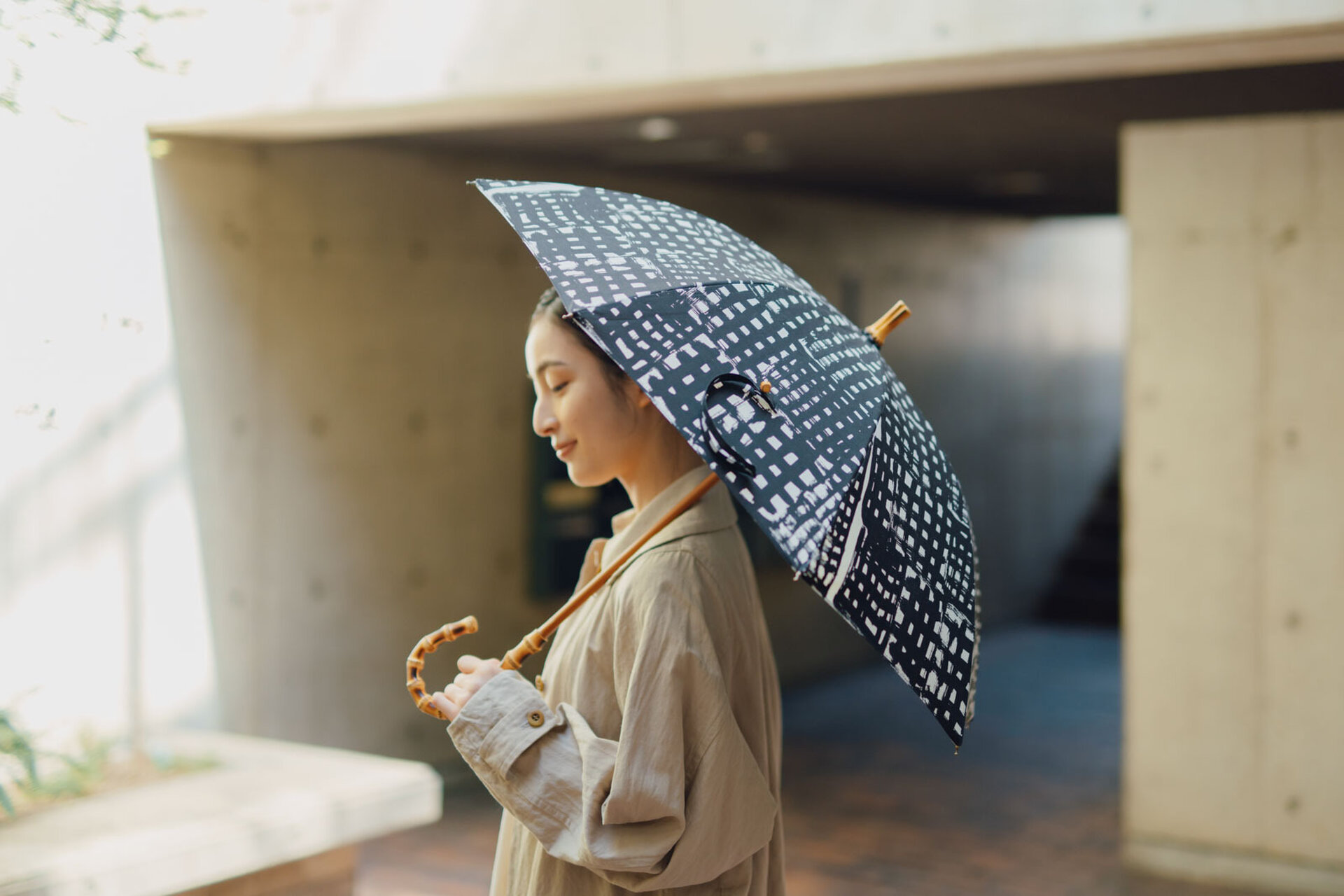 くらすこと｜大森商店×Aona Hayashi 晴雨兼用傘 日傘 くらすこと(クラスコト) キナリノモール