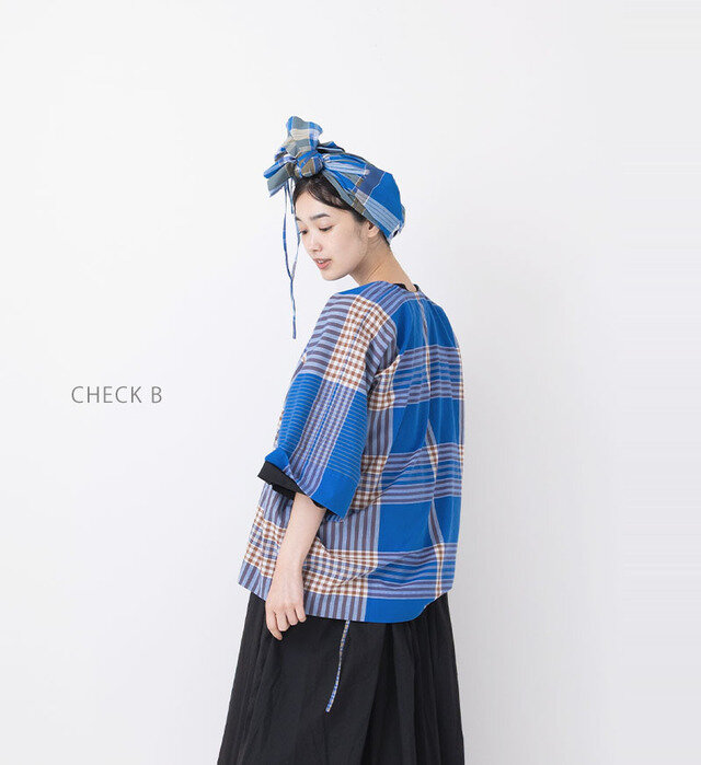 color : CHECK.B , model : 162cm