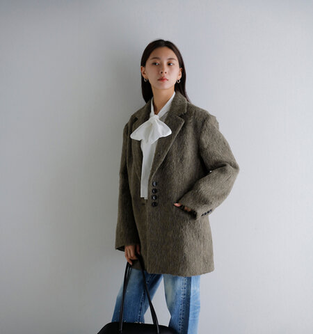 MANOF|シャギー テーラード オーバー ジャケット 89101-0082