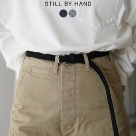 STILL BY HAND｜ストレッチャブル リング ベルト ユニセックス メンズ GD05241 スティルバイハンド
