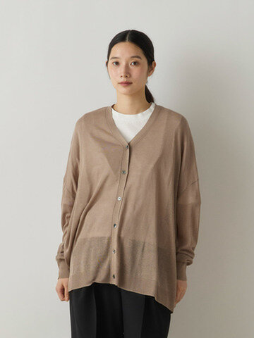 MidiUmi|sheer knit pullover