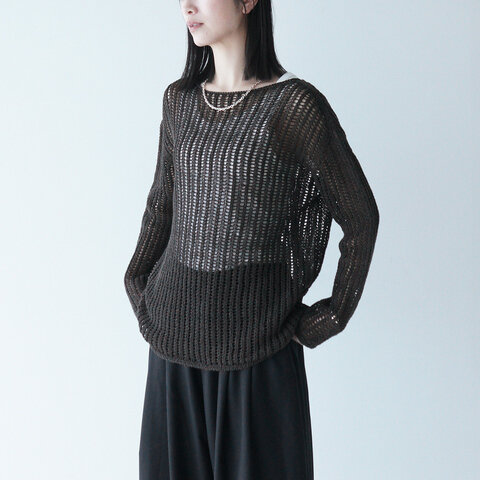 Emmaculate|2WAYプルオーバー メッシュニット 2WAY PULLOVER 2251K-54321 エマキュレイト