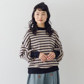 MAGALI|ハイゲージコットン バスクボーダーカットソー