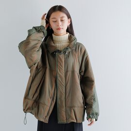 beautiful people|ナイロンリップ リバーシブル ジップブルゾン “Nylonrip dyedpadding monsterparka blouson” 1545102007