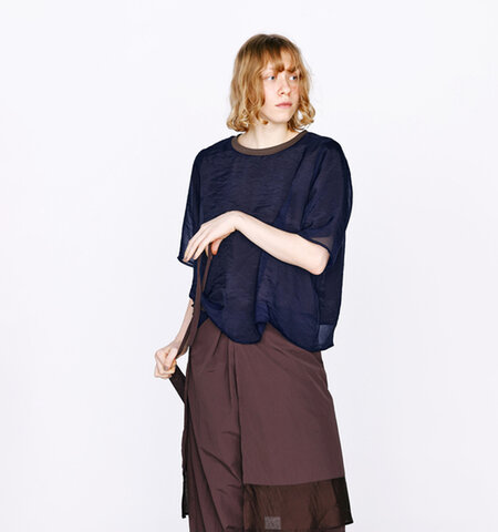 kelen|シアー レイヤードデザイン トップス “SAN” lkl26hcs2022