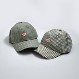 DANTON|6P チェック キャップ dt-h0376sby-cws