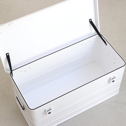 ALPOS｜ALUMINUM CONTAINER WITH STACKING CORNER/アルミコンテナ 収納 フタ付き