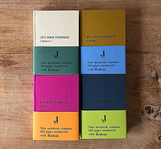 富ヶ谷レタープレス / TOMIGAYA Letterpress タイプフェイスノート