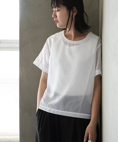 adidas Originals|【30%OFF】SHEER 3S TEE シアースリーストライプスTシャツ 半袖 Tシャツ トップス レディース kri41