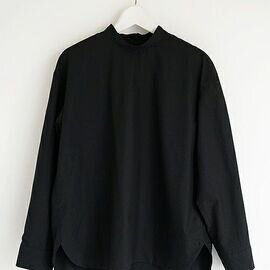 Mochi｜petit high necked shirt [ms02-sh-01/black]