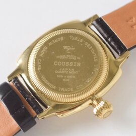 Vague Watch Co.｜クロコダイルベルト アナログ ウォッチ “COUSSIN 12” co-s-012-ss-yg-rf 腕時計