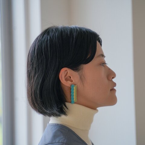 カズマ|【filament】刺繍ピアス